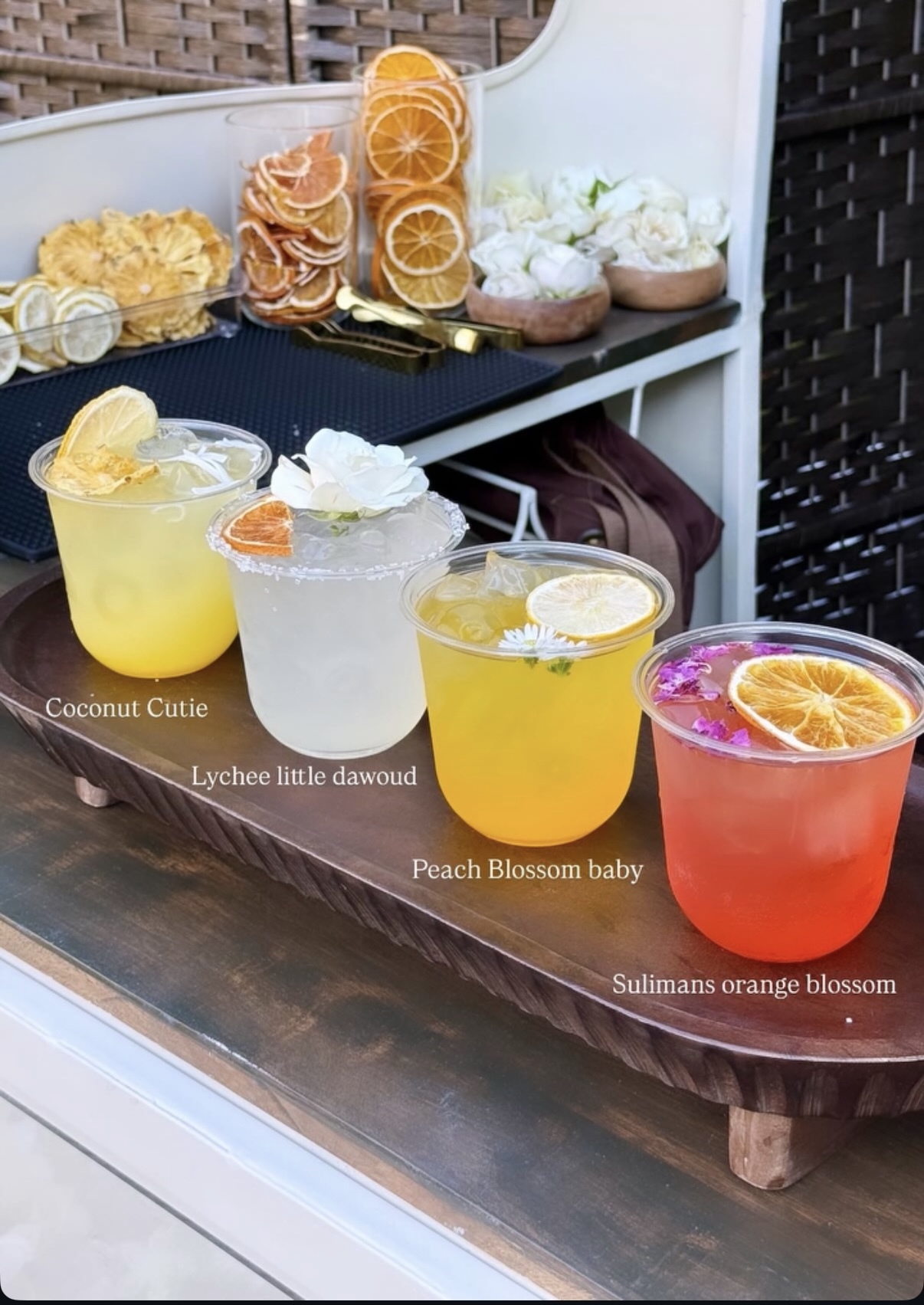 Mocktail Menu